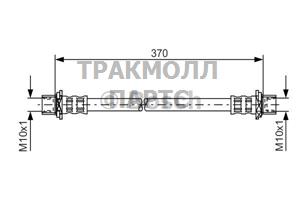 ТОРМОЗНОЙ ШЛАНГ BOSCH - 1987481133