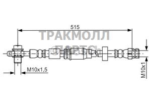 ТОРМОЗНОЙ ШЛАНГ - 1987481673