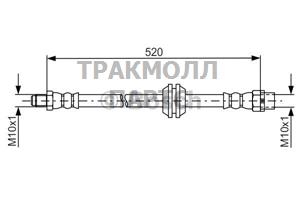 ШЛАНГ ТОРМОЗНОЙ - 1987481680