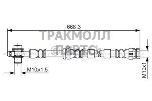 ТОРМОЗНОЙ ШЛАНГ - 1987481693