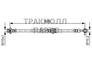 ШЛАНГ ТОРМОЗНОЙ - 1987481696