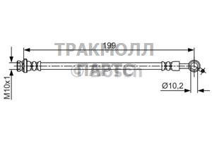 ШЛАНГ ТОРМОЗНОЙ - 1987481698