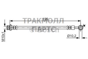 ШЛАНГ ТОРМОЗНОЙ - 1987481699