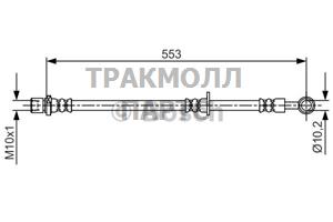 ШЛАНГ ТОРМОЗНОЙ - 1987481709