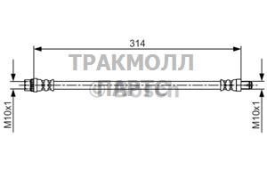 ШЛАНГ ТОРМОЗНОЙ - 1987481718