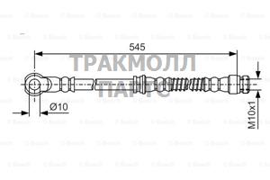 ШЛАНГ ТОРМОЗНОЙ - 1987481724