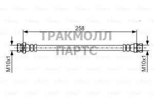 ШЛАНГ ТОРМОЗНОЙ - 1987481725