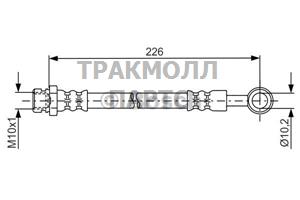 ШЛАНГ ТОРМОЗНОЙ - 1987481743