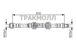 ШЛАНГ ТОРМОЗНОЙ - 1987481744