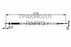 ТОРМОЗНОЙ ТРОС - 1987482526