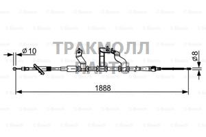 ТОРМОЗНОЙ ТРОС - 1987482532