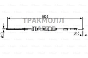 ТРОС СТОЯНОЧНОГО ТОРМОЗА - 1987482533