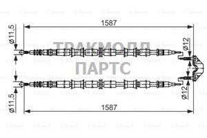 ТОРМОЗНОЙ ТРОС - 1987482537