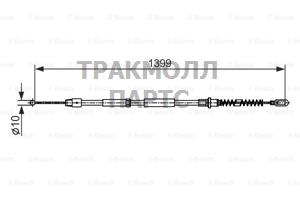 ТОРМОЗНОЙ ТРОС - 1987482539