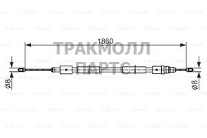 ТОРМОЗНОЙ ТРОС - 1987482540