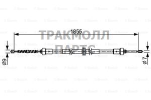 BRAKE CABLE - 1987482546