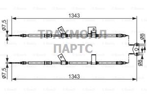 BRAKE CABLE - 1987482564