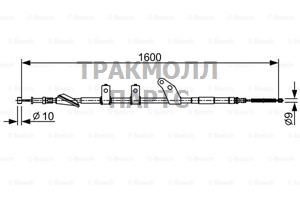 BRAKE CABLE - 1987482574