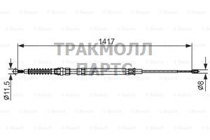 ТОРМОЗНОЙ ТРОС - 1987482583