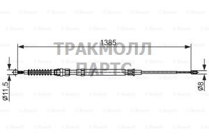 ТОРМОЗНОЙ ТРОС - 1987482584