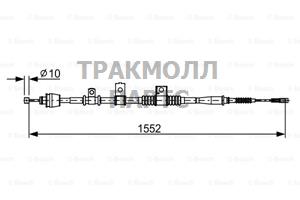 ТОРМОЗНОЙ ТРОС - 1987482620