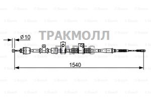 ТОРМОЗНОЙ ТРОС - 1987482621