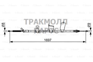 ТРОС СТОЯНОЧНОГО ТОРМОЗА - 1987482627