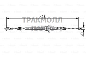 ТРОС РУЧНОГО ТОРМОЗА - 1987482632