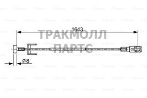 ТОРМОЗНОЙ ТРОС - 1987482634