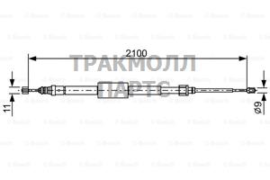 ТОРМОЗНОЙ ТРОС - 1987482635