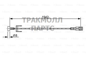 ТОРМОЗНОЙ ТРОС - 1987482643