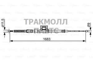 ТОРМОЗНОЙ ТРОС - 1987482645