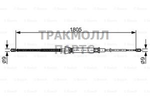 ТОРМОЗНОЙ ТРОС - 1987482646