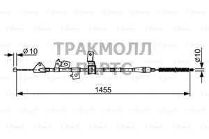 ТОРМОЗНОЙ ТРОС - 1987482648