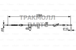 ТОРМОЗНОЙ ТРОС - 1987482650