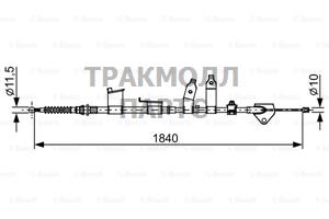 ТОРМОЗНОЙ ТРОС - 1987482653