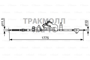 ТОРМОЗНОЙ ТРОС - 1987482655