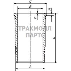 ГИЛЬЗА ЦИЛИНДРА - 227 WN 43 01