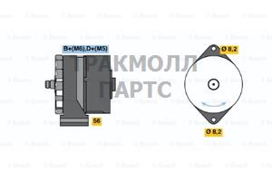 Реле-регулятор генератора AGCO ALLIS 91-00 AGCO WHITE - 0120339512