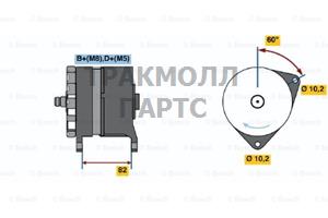 Реле-регулятор генератора AGCO ALLIS 91-00 AGCO WHITE - 0120468004