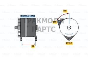 Реле-регулятор генератора AGCO ALLIS 91-00 AGCO WHITE - 0120468019