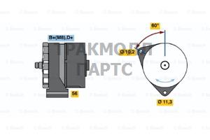 Реле-регулятор генератора AGCO ALLIS 91-00 AGCO WHITE - 0120469682