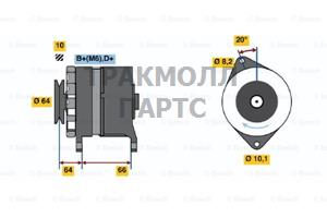 Реле-регулятор генератора AGCO ALLIS 91-00 AGCO WHITE - 0120489358