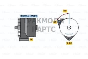 Реле-регулятор генератора AGCO ALLIS 91-00 AGCO WHITE - 0120489369