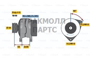 АВТОЗАПЧАСТЬ - 0124415023