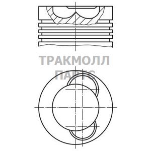 Поршень комплект - 061 48 00