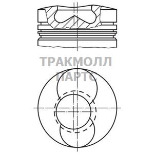 Поршень комплект - 101 85 00