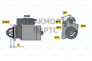 Стартер OPEL ASCONA C 81 86 87 - 0001108143