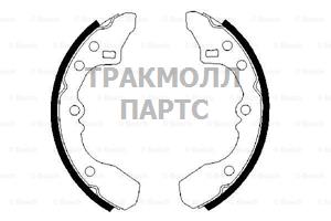 Колодки тормозные барабанные задн MAZDA 323 II - 0986487282