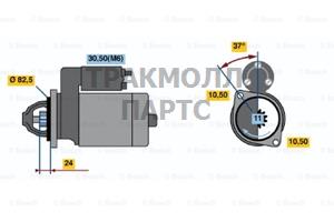 СТАРТЕР  12V 2KW - 0001109033